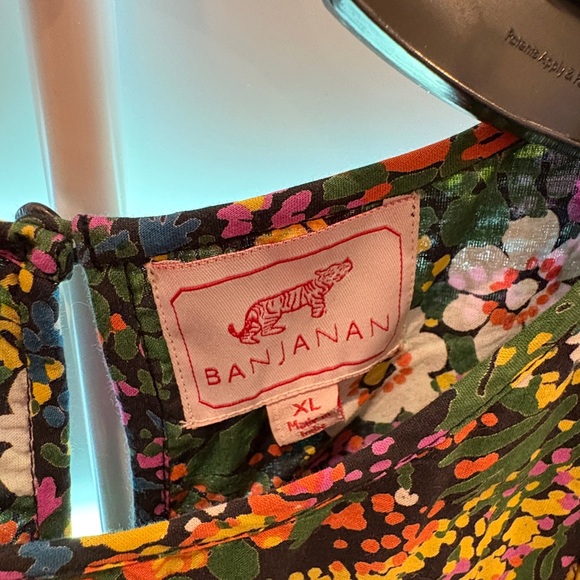 Banjanan Iris Dress in Loki’s Garden Black Size XL - Picture 6 of 14